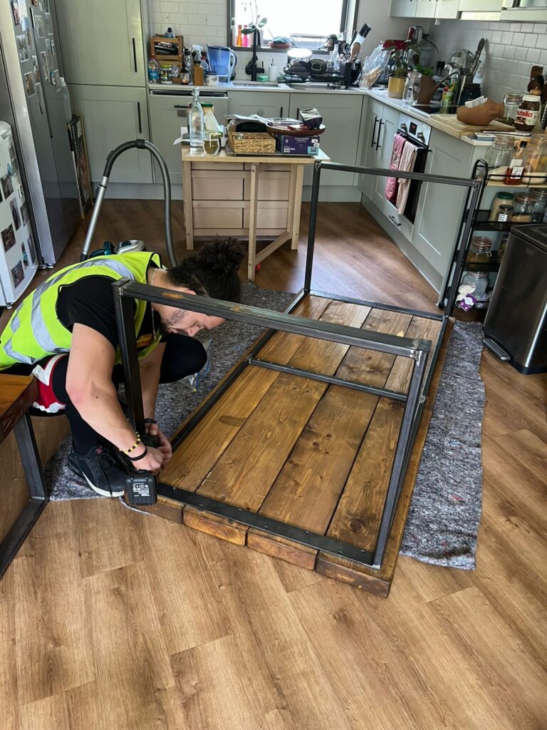Emergency removals slough man and van