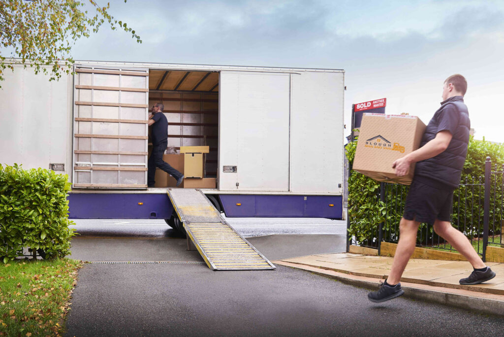 Slough Man and Van