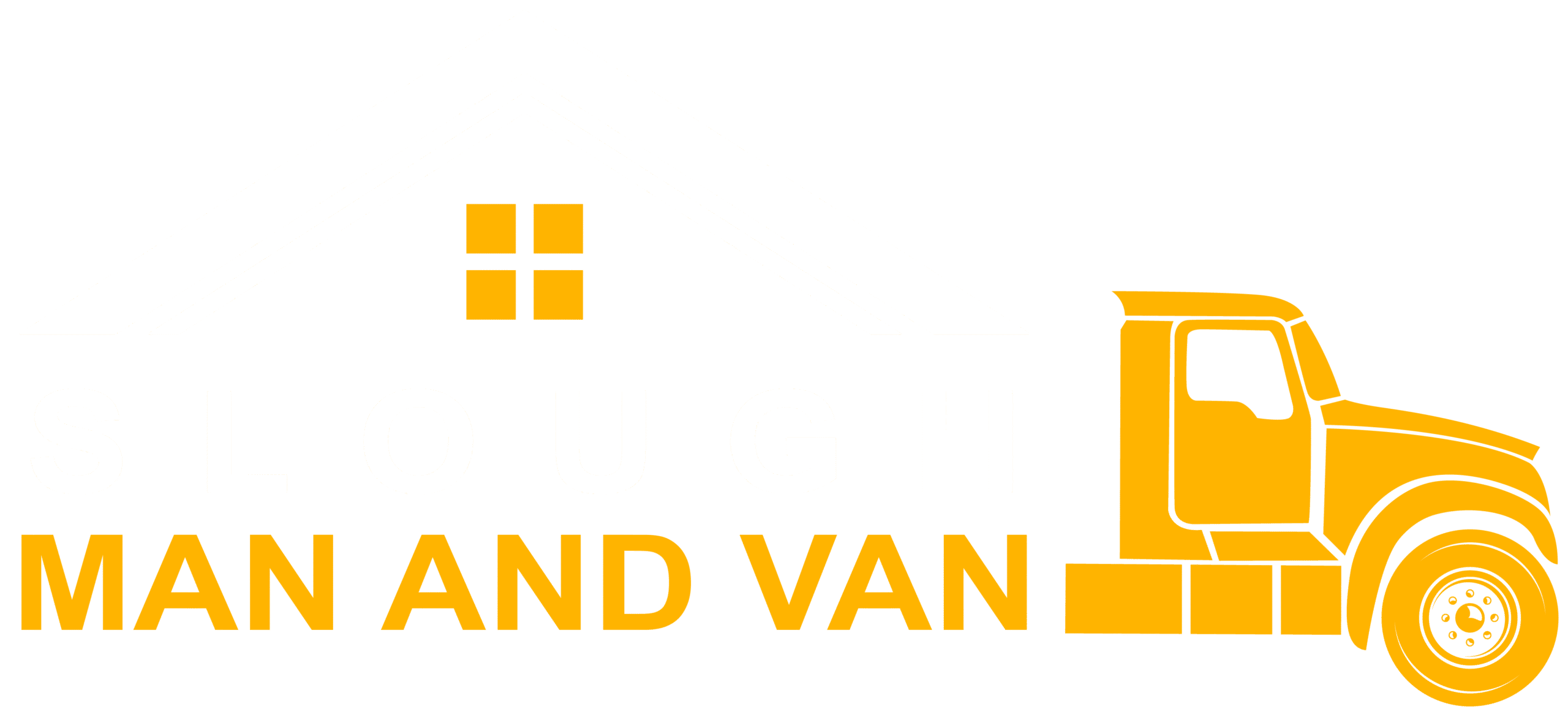 Slough Man and van Logo