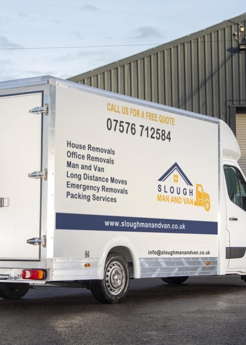 slough man and van
